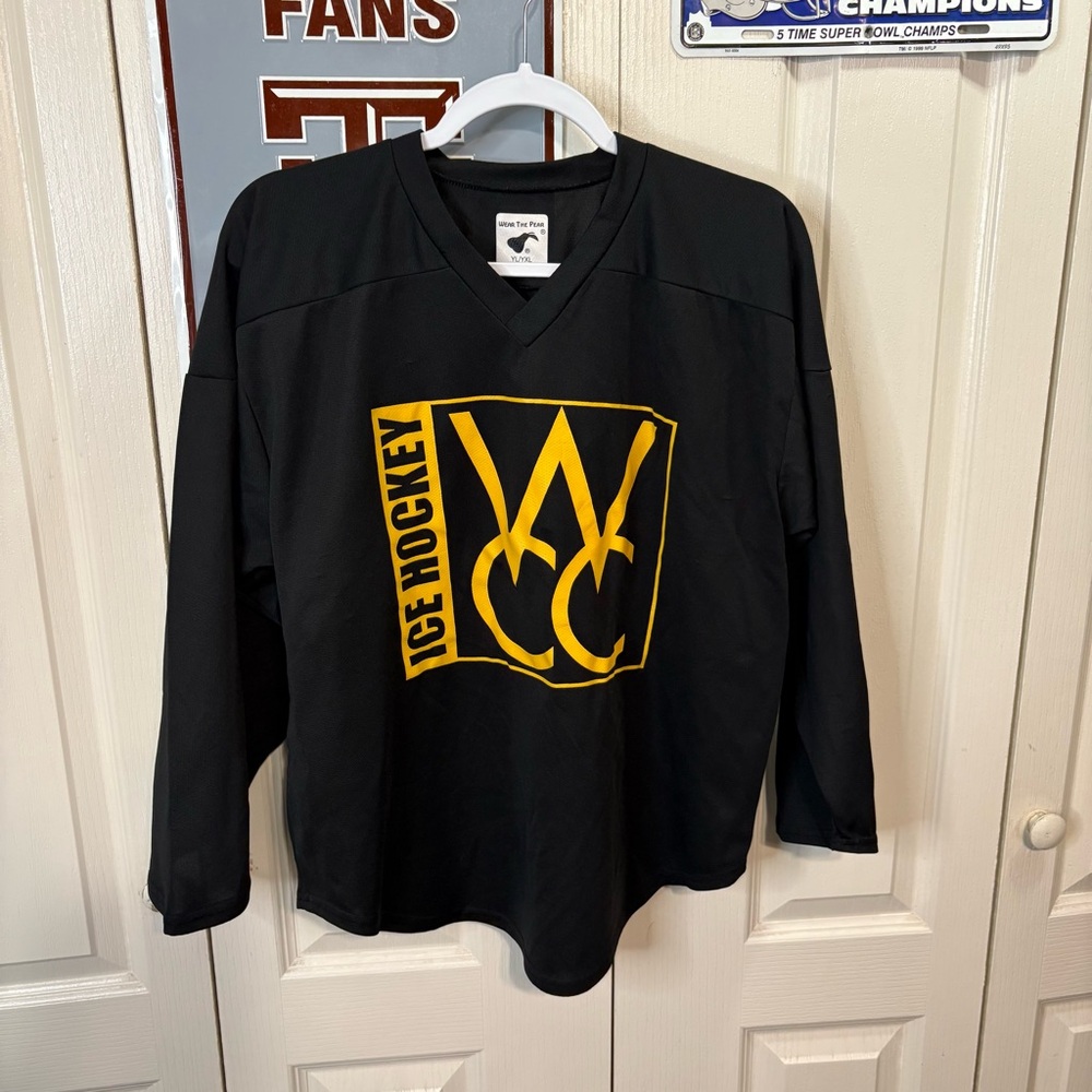 WCC Club Ice Hockey Jersey with Yellow Logo